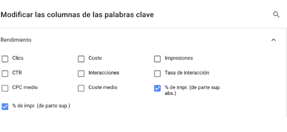 Anuncios Google Ads métricas