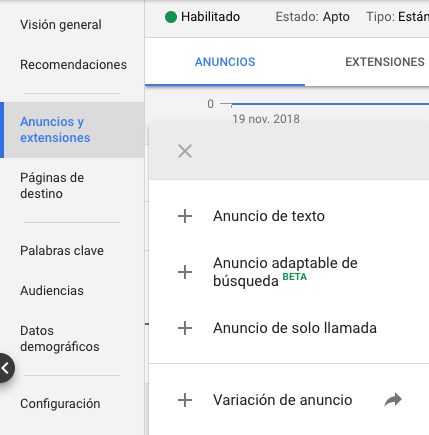 Anuncio adaptable de búsqueda